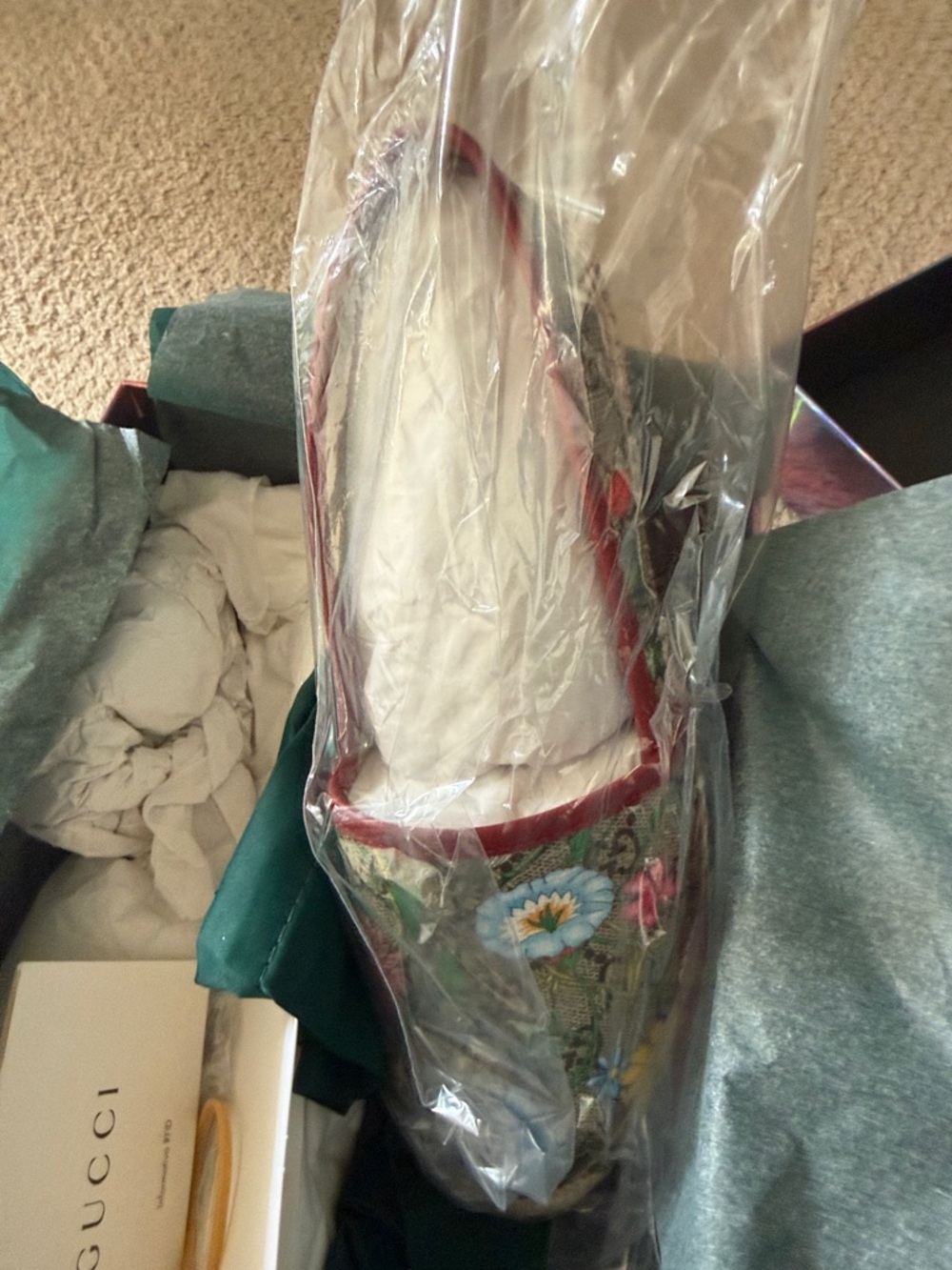 Gucci GG Supreme Flora Espadrilles Flats EU 38+ NWT Box - Picture 3 of 10